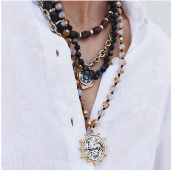 Zara Jewelry - New! Zara Beaded Stack Necklace Set (2007) NWOT